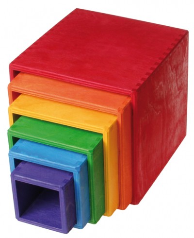 duurzame grondstof cabine redactioneel Stapelblokken Vierkant - Groot - Stapelen en Bouwen - Speelgoed