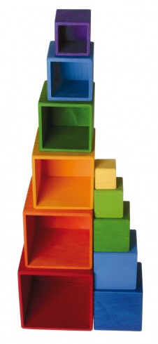 duurzame grondstof cabine redactioneel Stapelblokken Vierkant - Groot - Stapelen en Bouwen - Speelgoed
