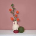 Vilten Bloem - Tak Physalis (Lampionplant)