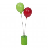 Steker Ballon - Groen/Roze 
