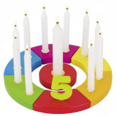 Verjaardagsring Gekleurd - Inclusief Getallen 1-10
