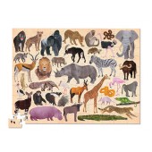 100-delige Puzzel - Wilde Dieren (Wild Animals)