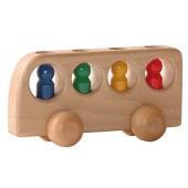 Bus - Naturel - Met 4 Mannetjes