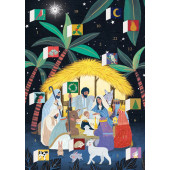 Kaart - Adventkalender - Away in a Manger