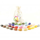 Crayon Rocks - 32 stuks - Katoenen Zakje
