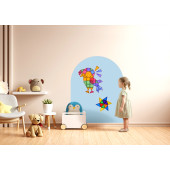 Magnetische Muursticker - 95 x 75 cm - Clever Blue