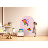 Magnetische Muursticker - 95 x 75 cm - Dream Pink