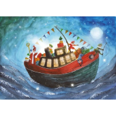 Ansichtkaart - 10.5 x 15 - Bootje Kadootje