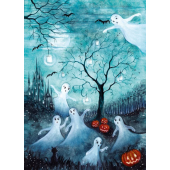 Ansichtkaart - 10.5 x 15 - Spooky Halloween