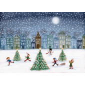 Kaart - Christmas Skating