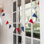 Viltslinger - Vlaggetjes - Rood/Wit/Blauw