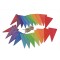 Houten Vlaggenlijn - Regenboog